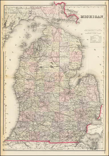 90-Michigan Map By R. Gray