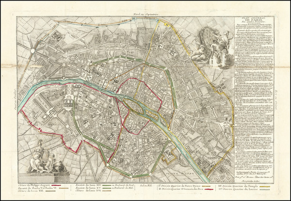 91-Paris and Île-de-France Map By Prévost de Saint-Lucien