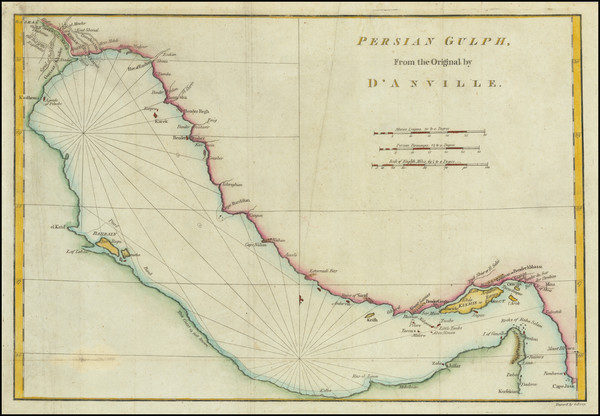 4-Middle East, Arabian Peninsula and Persia & Iraq Map By John E. Harrison