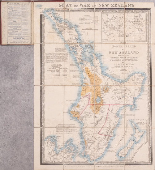 43-New Zealand Map By James Wyld