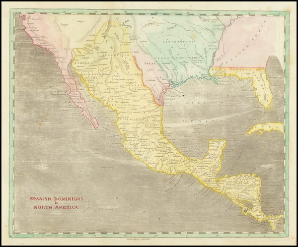 14-Texas, Southwest, Rocky Mountains and California Map By Aaron Arrowsmith  &  Lewis