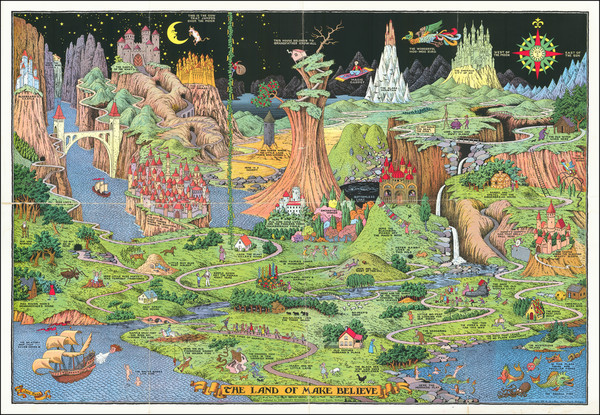 5-Pictorial Maps and Curiosities Map By Jaro Hess