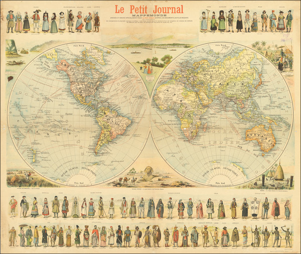 32-World Map By Menetrier