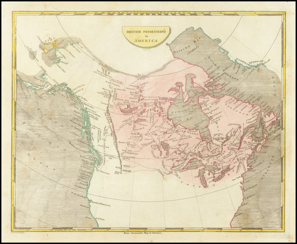 23-Canada Map By Aaron Arrowsmith  &  Lewis