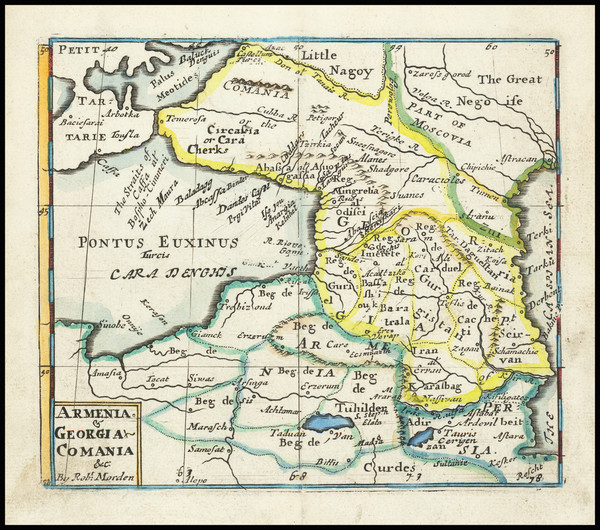 7-Central Asia & Caucasus Map By Robert Morden