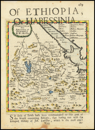 9-East Africa Map By Robert Morden