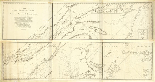 3-New England, Maine and Eastern Canada Map By Thomas Wright