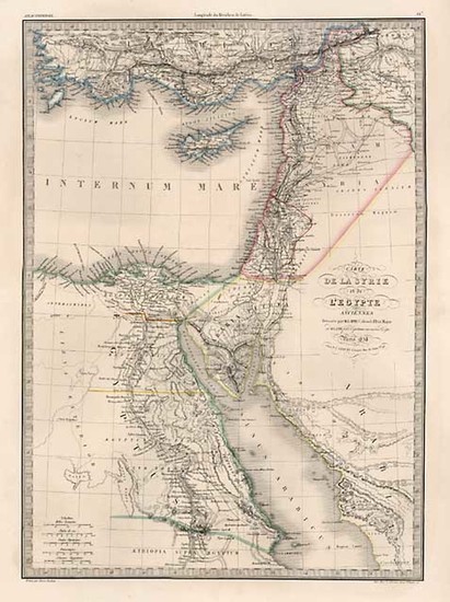 69-Europe, Turkey, Mediterranean, Africa, North Africa and Balearic Islands Map By Alexandre Emile