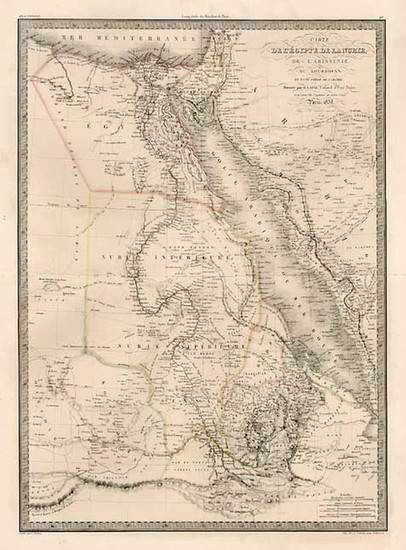 7-Asia, Middle East, Africa, North Africa and East Africa Map By Alexandre Emile Lapie