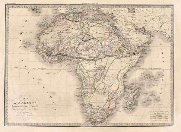 17-Africa and Africa Map By Alexandre Emile Lapie