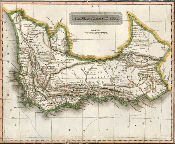 24-Africa and South Africa Map By Aaron Arrowsmith