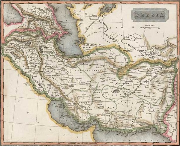 90-Asia, Central Asia & Caucasus and Middle East Map By Aaron Arrowsmith