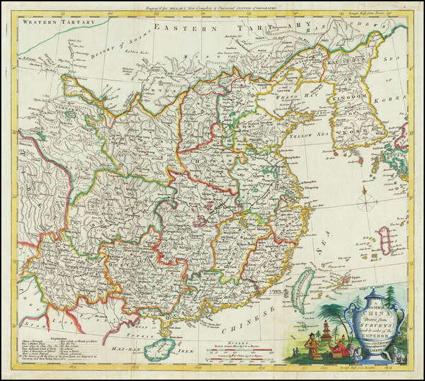 57-China Map By Thomas Kitchin