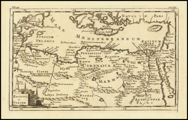 6-Egypt and North Africa Map By Philipp Clüver