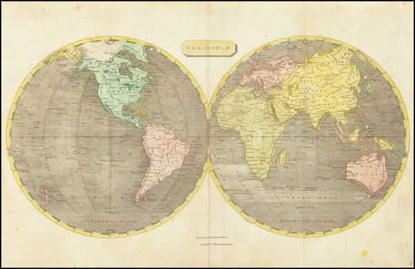 51-World Map By Aaron Arrowsmith  &  Samuel Lewis