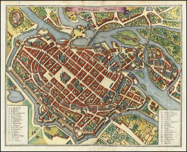 7-Poland Map By Matthaus Merian