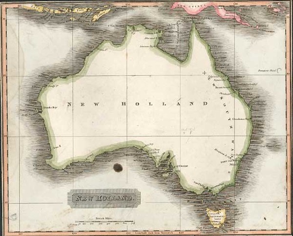 54-Australia & Oceania and Australia Map By Aaron Arrowsmith