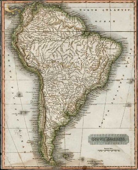 86-South America Map By Aaron Arrowsmith