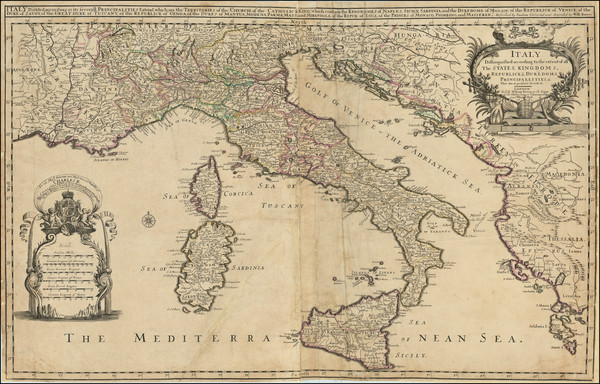 1-Italy Map By William Berry