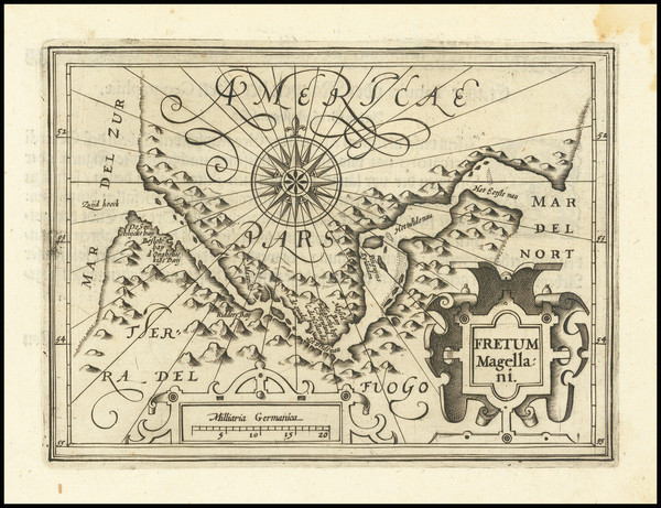 6-Argentina and Chile Map By  Gerard Mercator