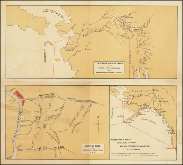 84-Alaska, Western Canada and British Columbia Map By Dickman Jones