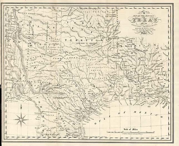 23-Texas and Southwest Map By Charles Frederick Cheffins