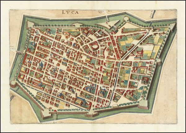 76-Other Italian Cities Map By Matthaus Merian