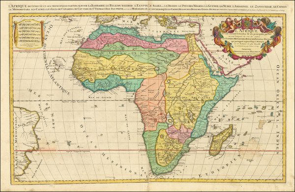 57-Africa Map By Alexis-Hubert Jaillot