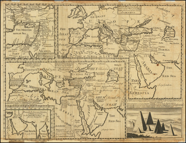 24-Holy Land Map By Edward Wells