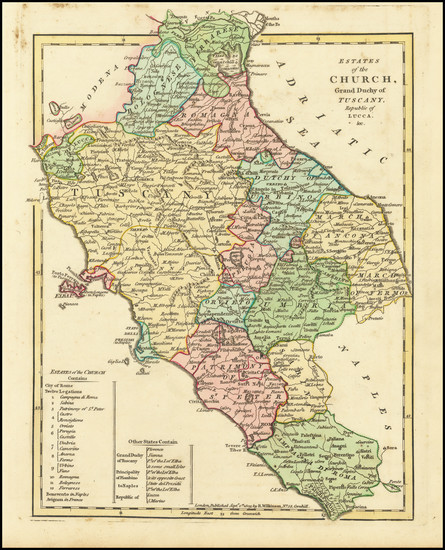 68-Northern Italy Map By Robert Wilkinson