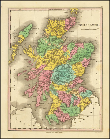 30-Scotland Map By Anthony Finley