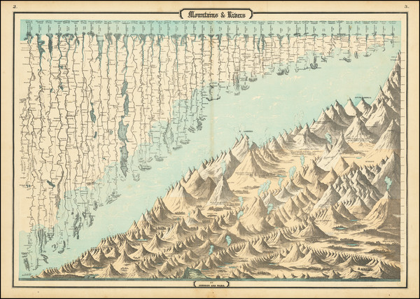 37-Curiosities Map By Alvin Jewett Johnson  &  Ross C. Browning