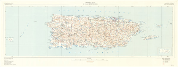 18-Puerto Rico Map By United States Department of the Interior