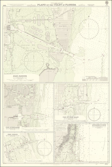 98-Florida Map By British Admiralty