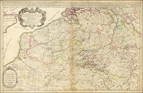 15-Belgium Map By William Berry