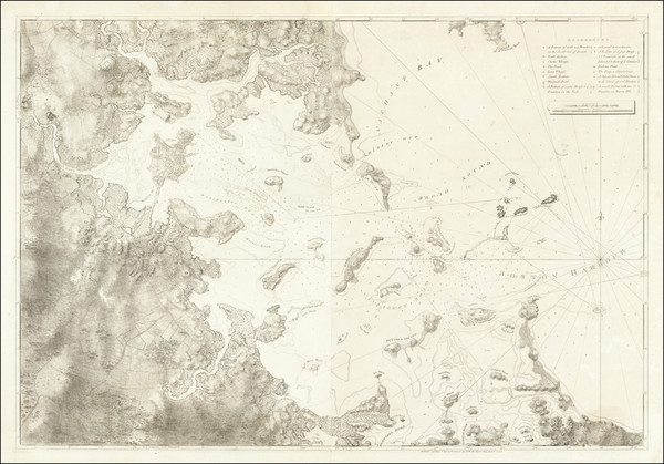 89-New England, Massachusetts and Boston Map By Joseph Frederick Wallet Des Barres