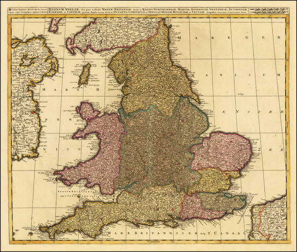 37-England Map By Valk & Schenk