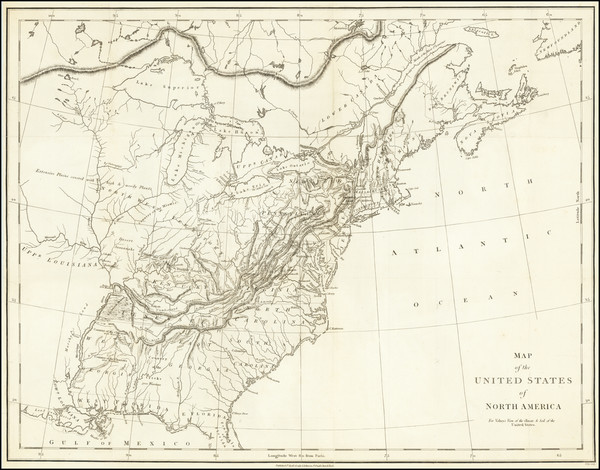 10-United States Map By Constantin F. Volney