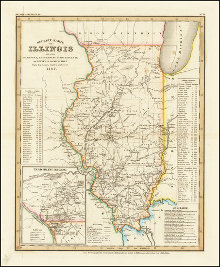 73-Illinois Map By Joseph Meyer