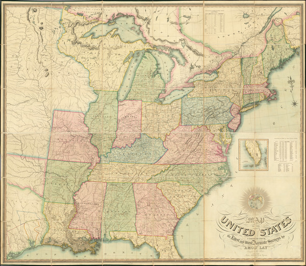 28-United States and Eastern Canada Map By Thomas Starling