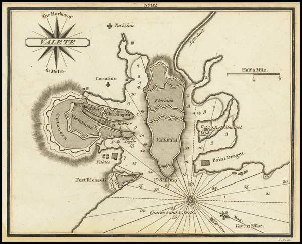 25-Malta Map By William Heather