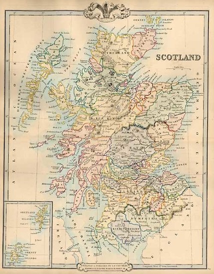 16-Europe and British Isles Map By G.F. Cruchley