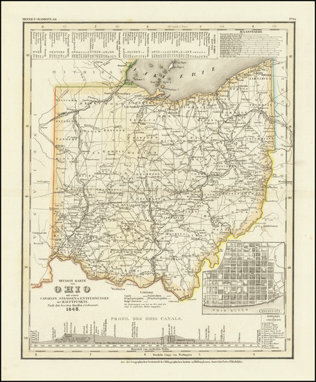 36-Ohio Map By Joseph Meyer