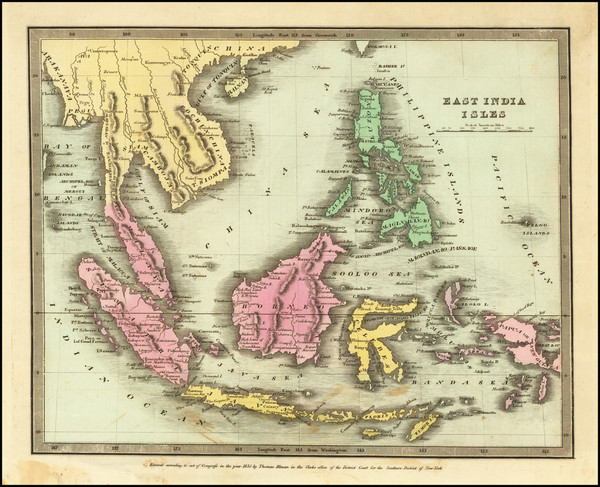 9-Southeast Asia, Philippines, Indonesia and Malaysia Map By David Hugh Burr