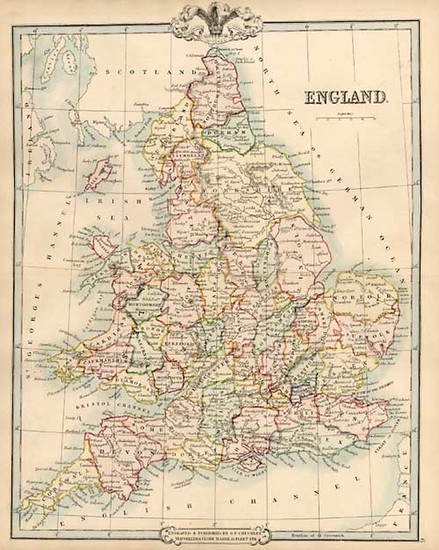 23-Europe and British Isles Map By G.F. Cruchley