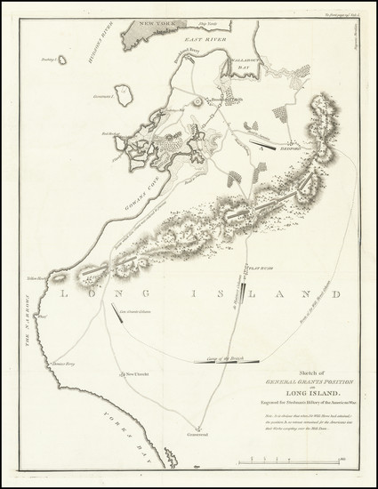 46-New York and New York City Map By Charles Stedman / William Faden