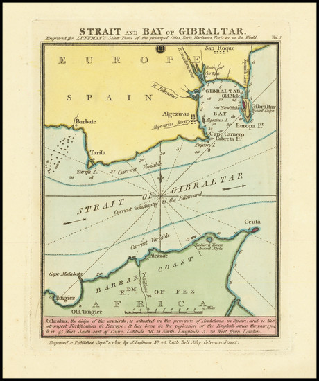 33-Gibraltar Map By John Luffman