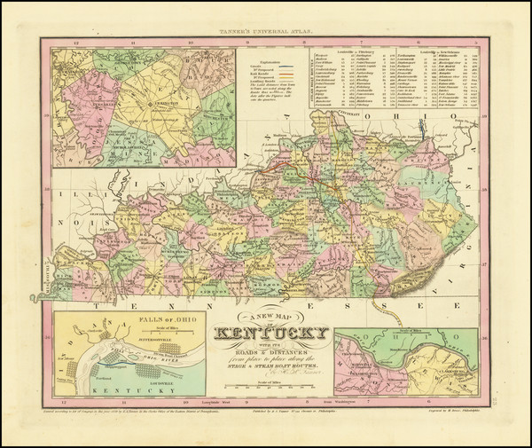 13-Kentucky Map By Henry Schenk Tanner