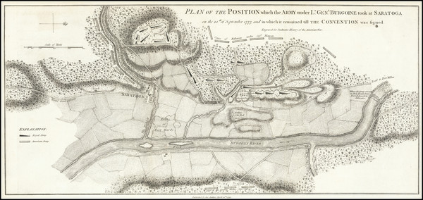 67-Vermont, New York State and American Revolution Map By Charles Stedman / William Faden