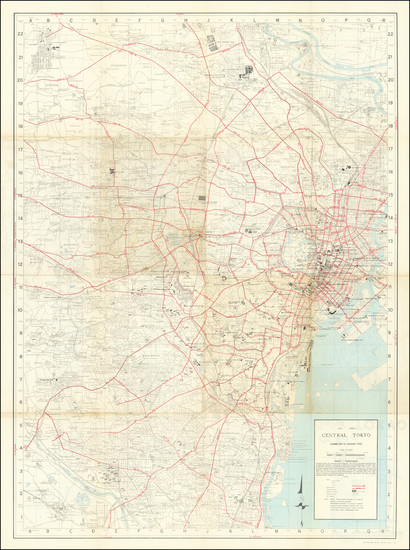 47-Japan Map By 64th Engineer Base Topographic Battalion